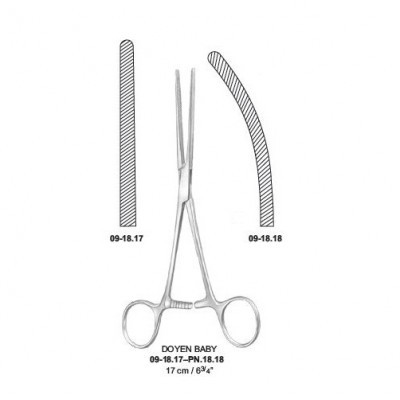  DOYEN BABY Intestinal Clamp Forceps